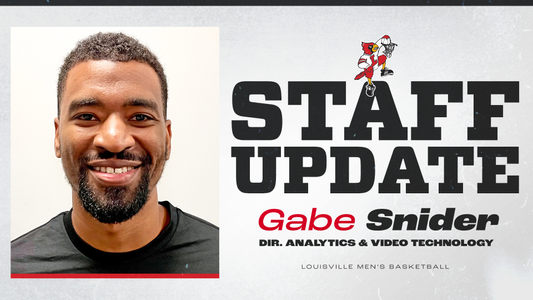 Gabe Snider has joined the UofL men's basketball staff as Director of Analytics & Video Technology