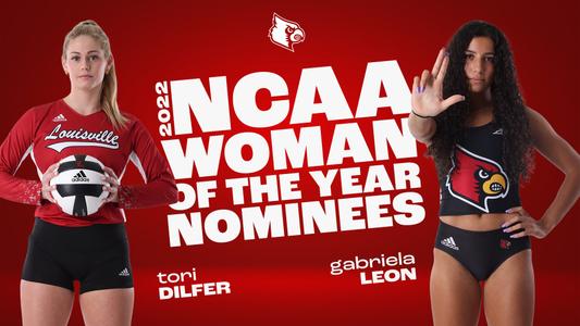 Tori Dilfer, Gabriela Leon NCAA Woman of the Year Nominee graphic