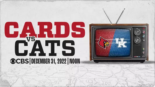 UofL men's basketball will play at Kentucky on Dec. 31, 2022 at noon on CBS.