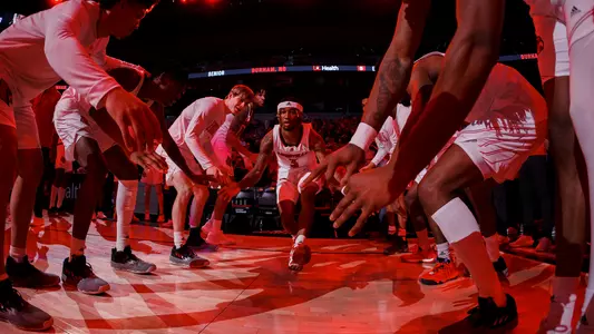 El Ellis is introduced before the game against Wake Foreset on Jan. 7, 2023.