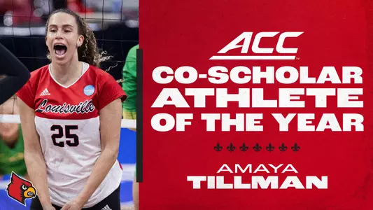 Amaya Tillman celebrates being named Scholar Athlete of the Year