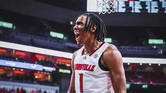 Mike James celebrates during the game against Wake Forest on Jan. 7, 2023.