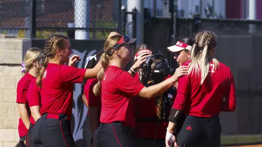 Fall softball celebration vs. Eastern Kentucky