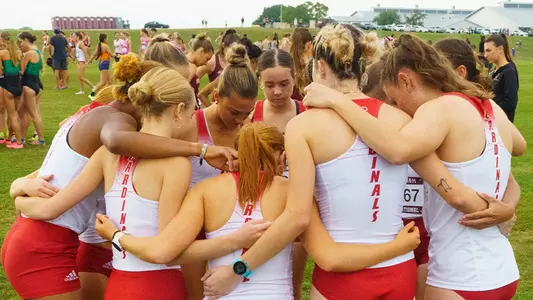 Cross Country Huddle at Arturo Barrios