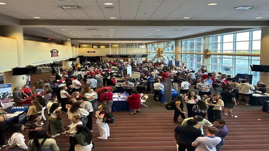 2023 UofL Athletics Career Fair room photo