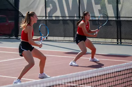 Lika and Elena play doubles