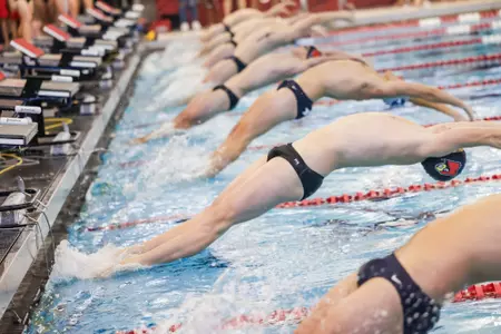 Backstroke start Louisville men
