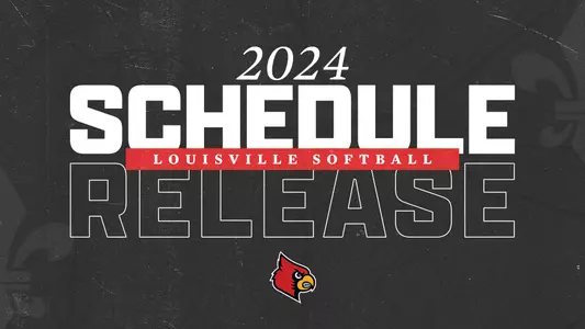 2024 Softball Schedule Release Graphic