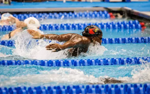 Tristen Ulett swims the butterfly