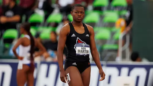 Katie Martin competes at the 2022 NCAA Outdoor Championships