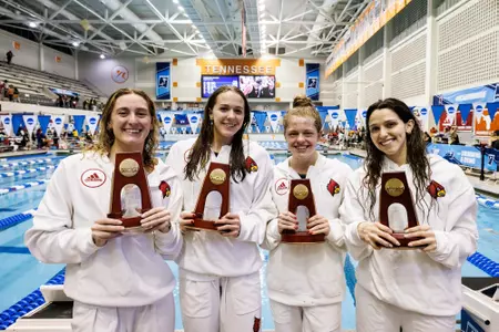 Thursday evening at the 2023 NCAA Women’s Swimming & Diving Championships at the Allan Jones Aquatic Center in Knoxville, TN. (Photo: Mooreshots LLC)
