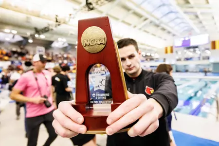 Friday evening at the 2023 NCAA Men’s Swimming & Diving Championships at the Jean K. Freeman Aquatic Center in Minneapolis, MN. (Photo: Mooreshots LLC)