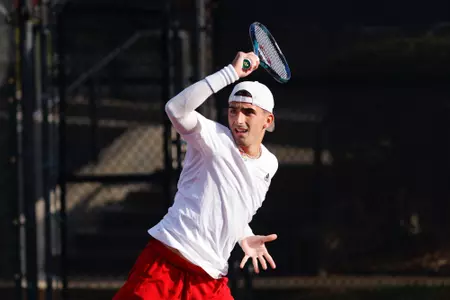Etienne Donnet during the game against Notre Dame at the Bass Rudd Center on April 13, 2023.