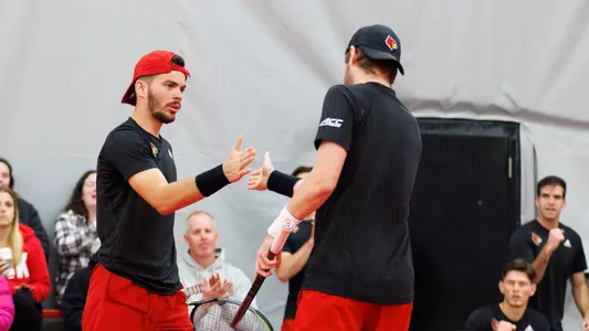 Natan Rodrigues and Fabien Salle celebrate a win
