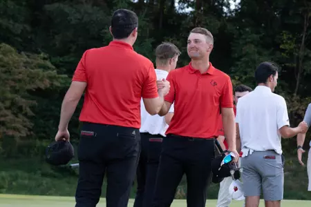 Jiri Zuska celebrates with team.