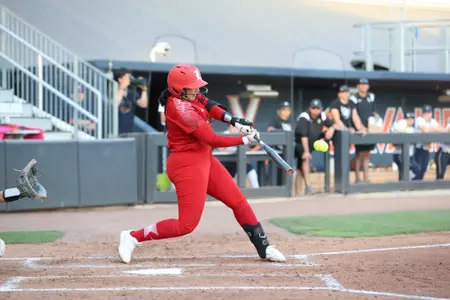 Taylor Roby hit her school-record 18th home run of the season in the Cards' 5-3 win at Virginia