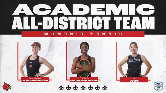 Gorchanyuk, Xin and Richardson named to Academic All-District graphic