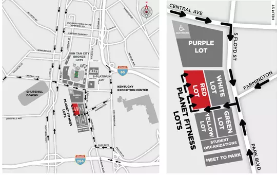 L&N Stadium Parking - Red Lot