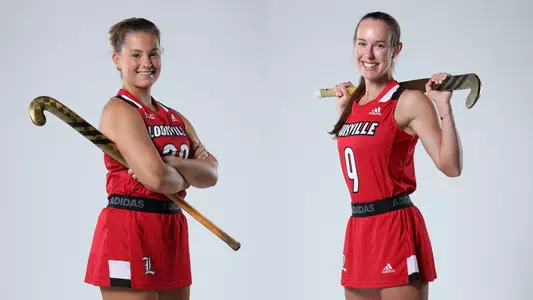 Preseason All-ACC Field Hockey Graphic (Julie Kouijzer, Aimee Plumb studio photos)