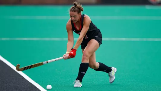 Sofia Pendolino with the ball near the sideline