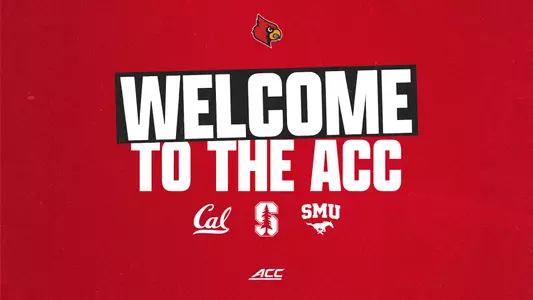 A graphic welcoming Cal, Stanford and SMU as the newest members of the ACC.