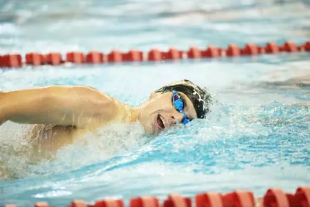 Denis Loktev swims the freestyle