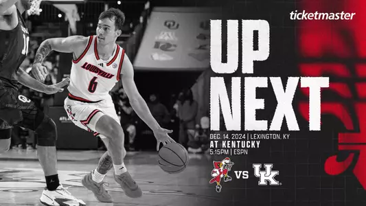 Up Next Preview graphic for Louisville vs. Kentucky