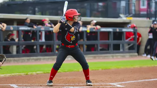 Bailee Richardson at the plate against Miami (Ohio)