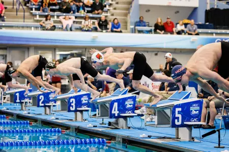 Gustavo Saldo starts off the blocks