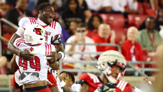 Chris Bell celebrates with teammates