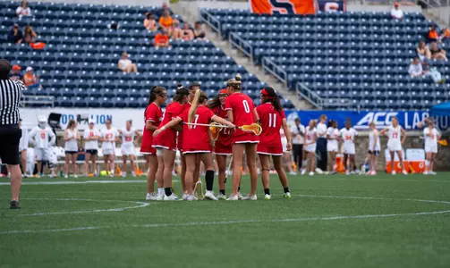 Team huddle at ACC Tournament
