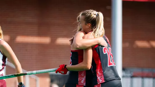Rylie Wollerton celebrates a goal during the Bellarmine Scrimmage