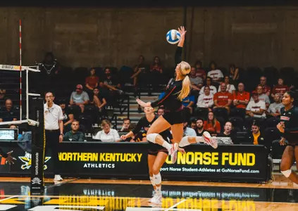 Anna DeBeer hits at the NKU Invitational