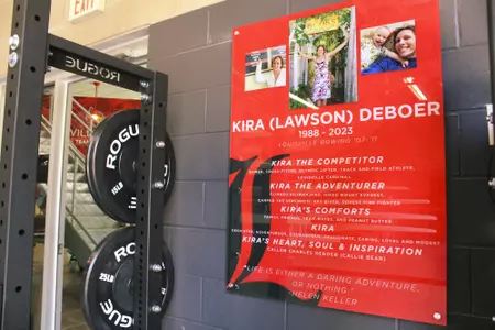Louisville Rowing Kira's Corner Dedication