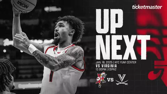 Up next vs. Virginia with J'Vonne Hadley