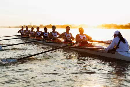 Rowing on the water