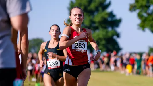 Eliza Nicholson races at the Southern Showcase