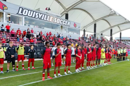 Men's Soccer Lineup Pregame