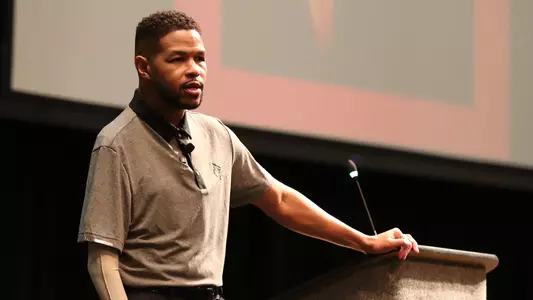 Motivational speaker Izzy Johnson