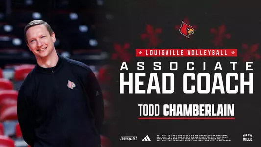 Graphic announcing Todd Chamberlain as associate head coach