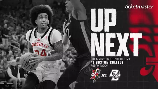 Up next graphic featuring Chucky Hepburn