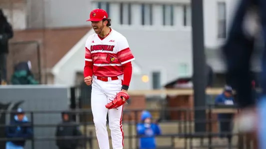 Peter Michael celebrating against UNC.