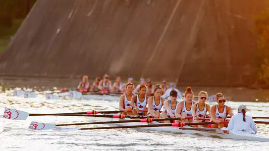 The Louisville Rowing Team on the Ohio River