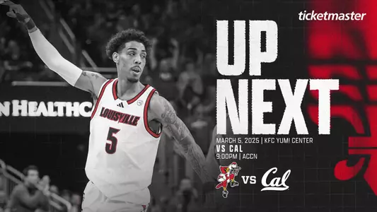 Up Next graphic for Cal
