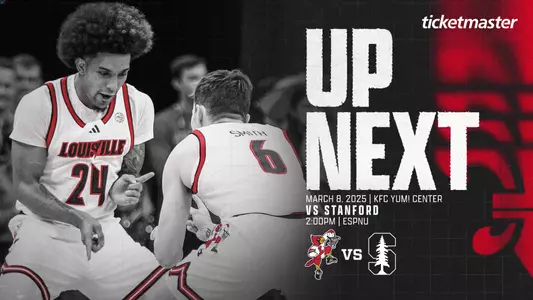 Up next graphic against Stanford