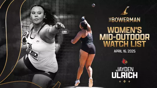Jayden Ulrich added to the Women's Mid-Outdoor Watch List for The Bowerman