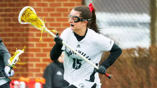 Ava Coyle with the ball against Denver