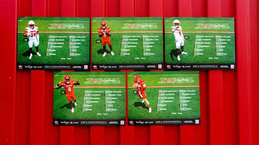 Football Schedule Posters