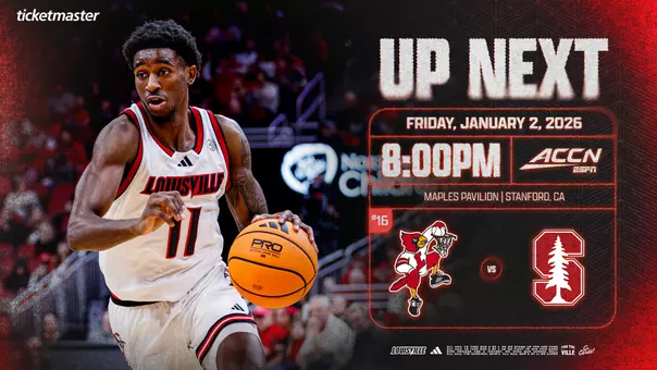 Up Next graphic for Stanford