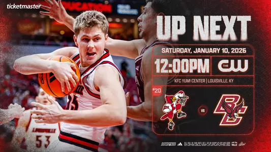 Spencer goes up against a defender